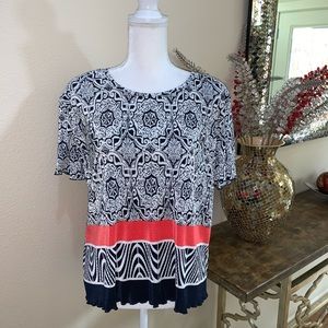 Alfred dunner short sleeves top